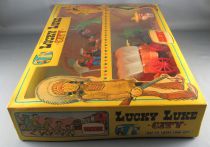 Lucky Luke - Comansi - City Boite Diorama 2 étages & Chariot Baché Neuf Réf 714 