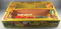 Lucky Luke - Comansi - City Two level Diorama Box & Covered Wagon MIB Ref 714