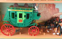 Lucky Luke - Comansi - City Two level Diorama Box & Stage Coach MIN Ref 714