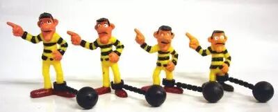 Lucky Luke - Comansi - PVC Figures - the Daltons