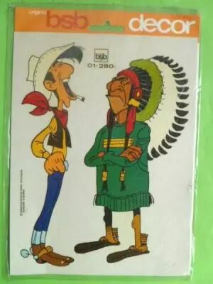Lucky Luke - D�calcos BSB Decor - Lucke et chef indien