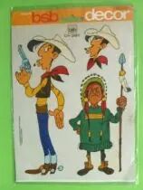 Lucky Luke - Decals BSB Decor - Lucke & Indian chief with spear