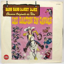 Lucky Luke - Disque 45Tours - Bande originale du film \ Les Dalton en cavale\  - Saban Records 1983