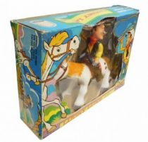 Lucky Luke - Feber\'s Mechanical 1974 -  Lucky Luke & Jolly Jumper Mechanical Toy