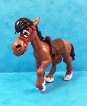 Lucky Luke - Figurine PVC Comansi - Cheval marron