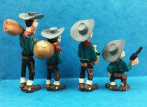 Lucky Luke - Figurine PVC Plastoy - Les Dalton (Joe, Jack, William & Averell)