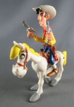 Lucky Luke - Figurine PVC Plastoy - Lucky Luke Tirant à 2 Mains & Jolly Jumper