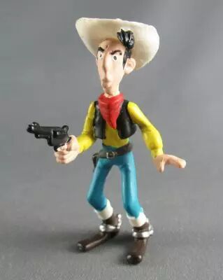 Lucky Luke - Figurine PVC Plastoy - Lucky Luke tirant � une mains