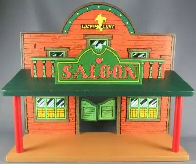 Lucky Luke - Figurine PVC Plastoy - Saloon sans Boite R�f 60809