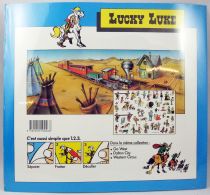 Lucky Luke - Hachette Jeunesse - Set of 4  Rub-Down Transfers on Background scene