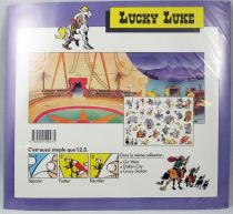 Lucky Luke - Hachette Jeunesse - Set of 4  Rub-Down Transfers on Background scene