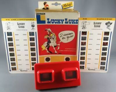 Lucky Luke - Lestrade Kit Relief (3D Vision) - 1 St�r�oscope + 2 St�r�ocartes En Boite