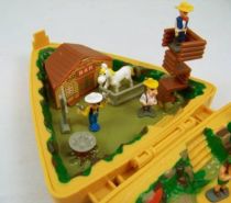 Lucky Luke - Lucky Luke Merchandising 1995- Mini-environnement & Mini-figurine plastique