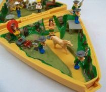 Lucky Luke - Lucky Luke Merchandising 1995- Mini-environnement & Mini-figurine plastique