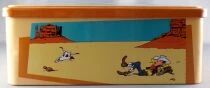 Lucky Luke - Massily Tin Square Cookie Box - Queen of Heart Saloon