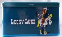 Lucky Luke - Massily Tin Square Cookie Box - Queen of Heart Saloon