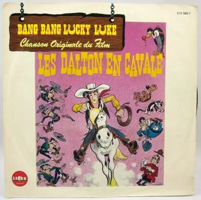 Lucky Luke - Mini-LP Record - Original French Movie Soundtrack - Saban Records 1983