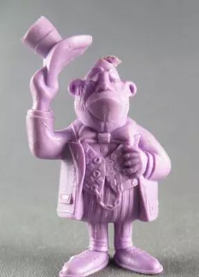 Lucky Luke - Omo Bonux 1973 - Figurine Monochrome - Banquier (Mauve)