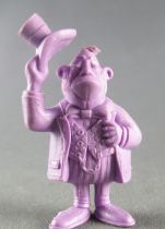 Lucky Luke - Omo Bonux 1973 - Figurine Monochrome - Banquier (Mauve)