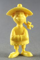 Lucky Luke - Omo Bonux 1973 - Figurine Monochrome - Chinois (Jaune)