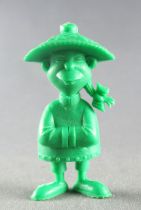 Lucky Luke - Omo Bonux 1973 - Figurine Monochrome - Chinois (Vert)