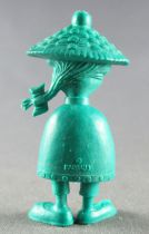 Lucky Luke - Omo Bonux 1973 - Figurine Monochrome - Chinois (Vert Foncé)