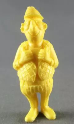 Lucky Luke - Omo Bonux 1973 - Figurine Monochrome - Employ� du T�l�graphe (Jaune)