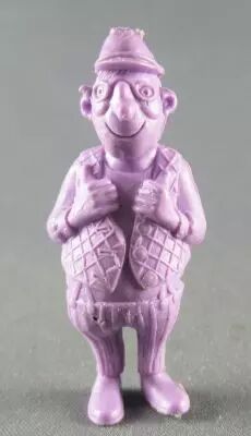 Lucky Luke - Omo Bonux 1973 - Figurine Monochrome - Employ� du T�l�graphe (Mauve)