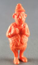 Lucky Luke - Omo Bonux 1973 - Figurine Monochrome - Employé du Télégraphe (Orange)
