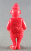 Lucky Luke - Omo Bonux 1973 - Figurine Monochrome - Employé du Télégraphe (Rouge)