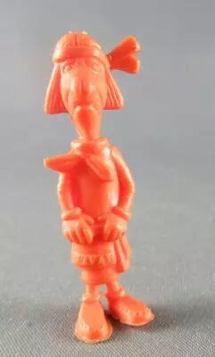 Lucky Luke - Omo Bonux 1973 - Figurine Monochrome - Grand Indien (Orange)