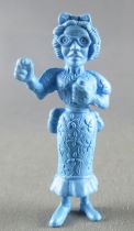 Lucky Luke - Omo Bonux 1973 - Figurine Monochrome - Institutrice (Bleu)