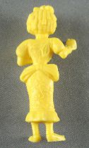 Lucky Luke - Omo Bonux 1973 - Figurine Monochrome - Institutrice (Jaune)