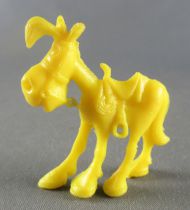 Lucky Luke - Omo Bonux 1973 - Figurine Monochrome - Jolly Jumper (Jaune Vif)