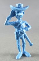 Lucky Luke - Omo Bonux 1973 - Figurine Monochrome - Lieutenant Cavalerie (Bleu)