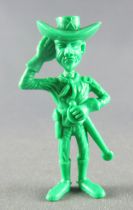 Lucky Luke - Omo Bonux 1973 - Figurine Monochrome - Lieutenant Cavalerie (Vert) 1