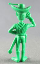 Lucky Luke - Omo Bonux 1973 - Figurine Monochrome - Lieutenant Cavalerie (Vert) 2