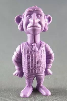 Lucky Luke - Omo Bonux 1973 - Figurine Monochrome - Maitre d\'h�tel (Mauve)