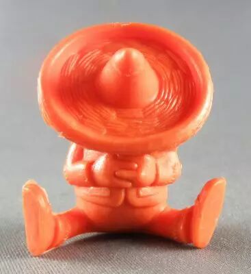 Lucky Luke - Omo Bonux 1973 - Figurine Monochrome - Mexicain Endormi (Orange)