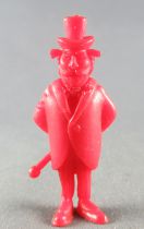Lucky Luke - Omo Bonux 1973 - Figurine Monochrome - Monsieur le Maire (Rouge)