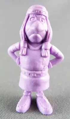 Lucky Luke - Omo Bonux 1973 - Figurine Monochrome - Petit Indien (Mauve)