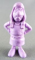 Lucky Luke - Omo Bonux 1973 - Figurine Monochrome - Petit Indien (Mauve)