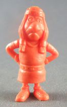Lucky Luke - Omo Bonux 1973 - Figurine Monochrome - Petit Indien (Orange) 2
