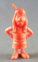 Lucky Luke - Omo Bonux 1973 - Figurine Monochrome - Petit Indien (Orange)
