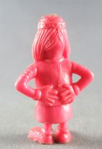 Lucky Luke - Omo Bonux 1973 - Figurine Monochrome - Petit Indien (Rouge Brique)