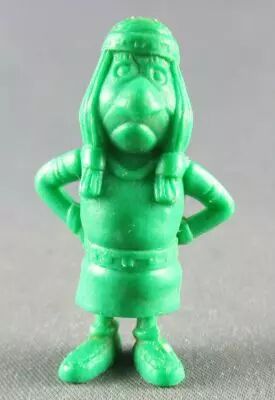 Lucky Luke - Omo Bonux 1973 - Figurine Monochrome - Petit Indien (Vert)