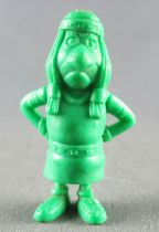 Lucky Luke - Omo Bonux 1973 - Monochromic Figure - Indian 2 (Green)