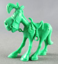 Lucky Luke - Omo Bonux 1973 - Monochromic Figure - Jolly Jumper (Green)