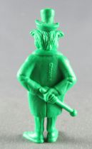 Lucky Luke - Omo Bonux 1973 - Monochromic Figure - Mr Mayor (Green)