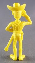 Lucky Luke - Omo Bonux 1973 - Monochromic Figure - Us Cavalry Lieutenant (Yellow)